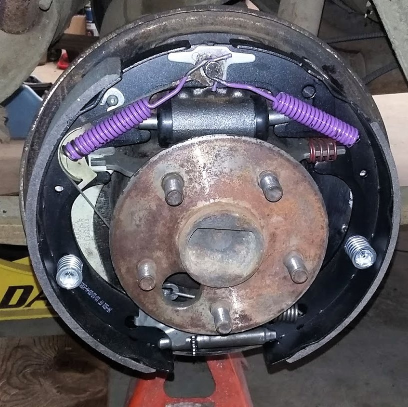 Rebuilt drum brakes